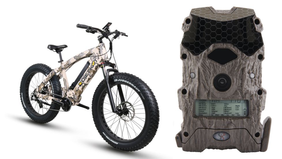 QuietKat Camo Ambush 750W Electric Bike w/ Mirage 16 Lightsout Trail Camera