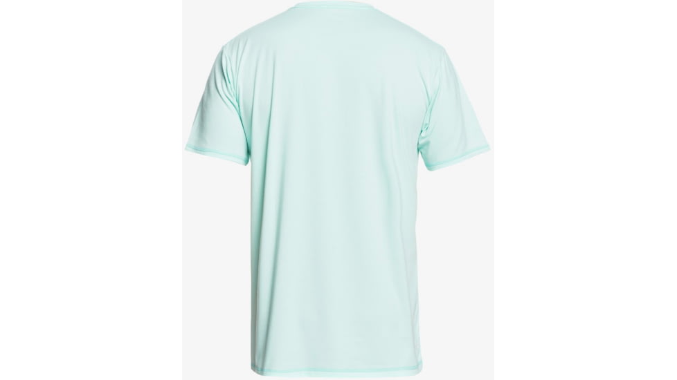 Quiksilver Heritage Short Sleeve UPF 50 Surf Tee - Mens, Beach Glass, Medium, EQYWR03236-GCZ0-M