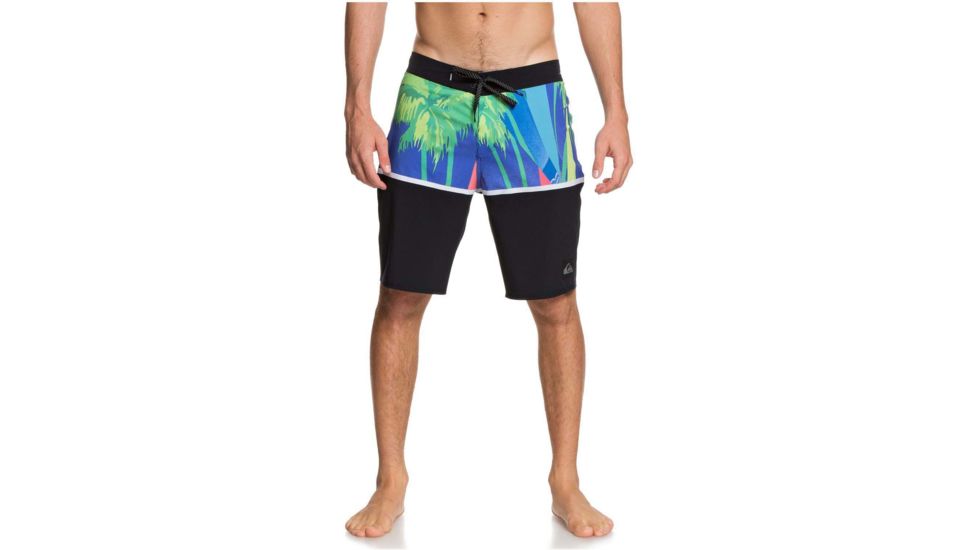 Quiksilver Highline Division 20 Boardshorts - Mens, Black, 36, EQYBS04302-KVJ6-36