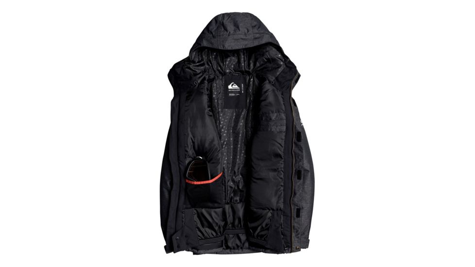 Quiksilver Mission Snow Jacket - Mens, Black, Medium, EQYTJ03221-KVJ0-M