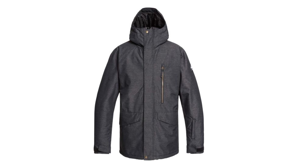 Quiksilver Mission Snow Jacket - Mens, Black, Medium, EQYTJ03221-KVJ0-M