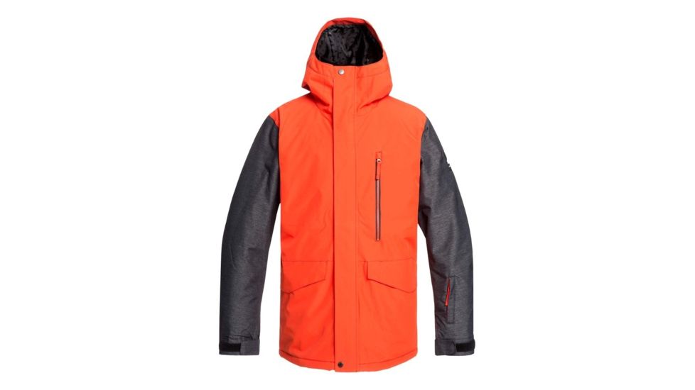 Quiksilver Mission Snow Jacket - Mens, Poinciana, Large, EQYTJ03221-NZG0-L