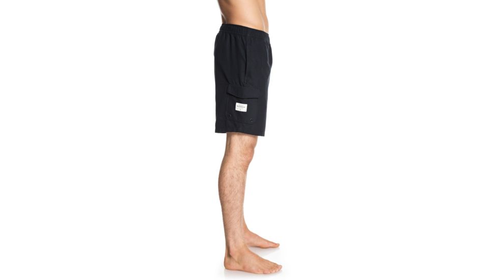 Quiksilver Waterman Balance 18 Inch Volley Boardshorts - Mens, Black, Large, EQMJV03050-KVJ0-L