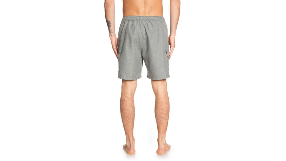 Quiksilver Waterman Balance 18 Inch Volley Boardshorts - Mens, Charcoal Heather, Medium, EQMJV03050-KTAH-M