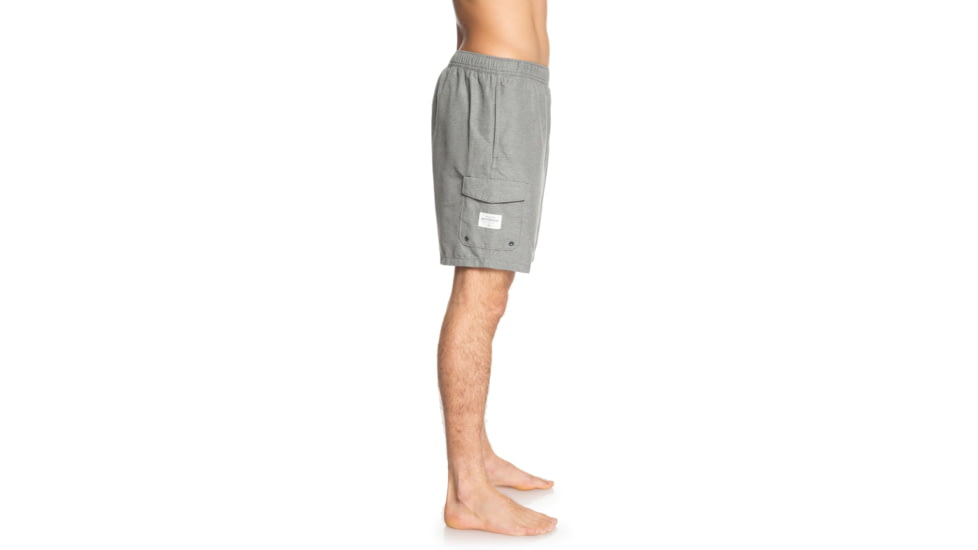 Quiksilver Waterman Balance 18 Inch Volley Boardshorts - Mens, Charcoal Heather, Medium, EQMJV03050-KTAH-M