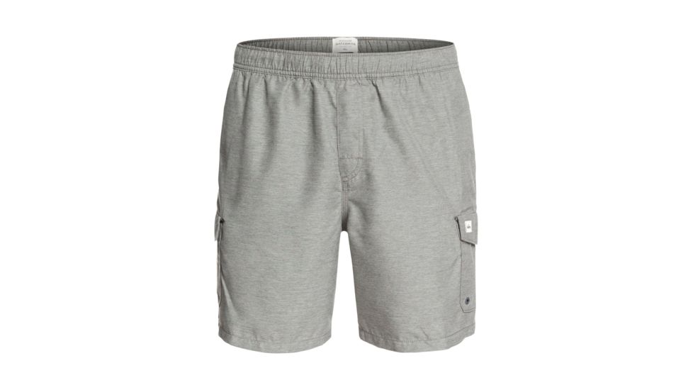 Quiksilver Waterman Balance 18 Inch Volley Boardshorts - Mens, Charcoal Heather, Medium, EQMJV03050-KTAH-M