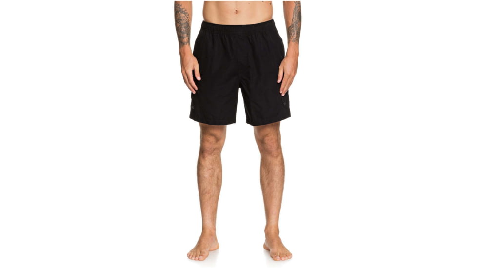 Quiksilver Waterman Balance 18 Volleys Shorts - Mens, Black, Extra Large, EQMJV03057-KVJ0-XL