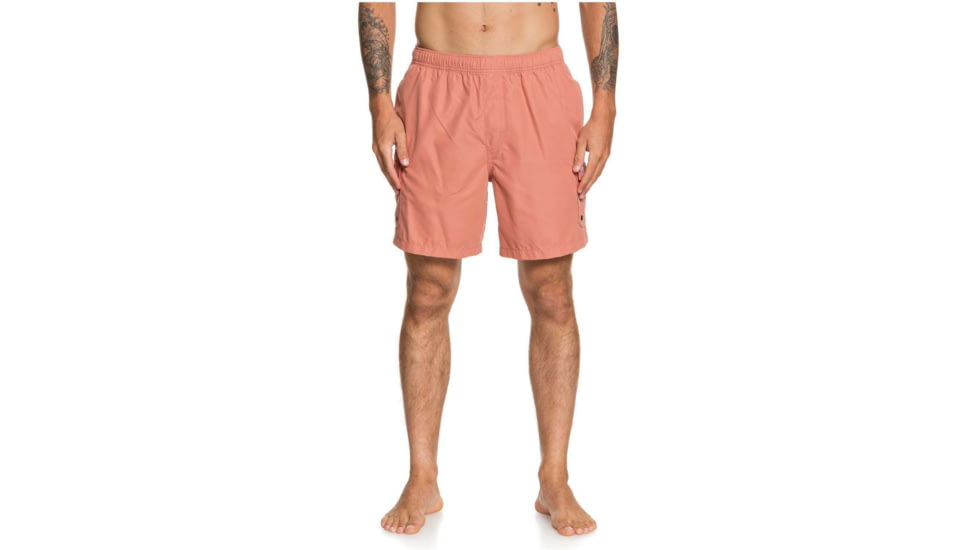 Quiksilver Waterman Balance 18 Volleys Shorts - Mens, Canyon Rose, Large, EQMJV03057-MLT0-L