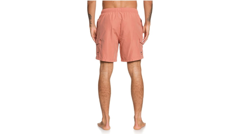 Quiksilver Waterman Balance 18 Volleys Shorts - Mens, Canyon Rose, Large, EQMJV03057-MLT0-L