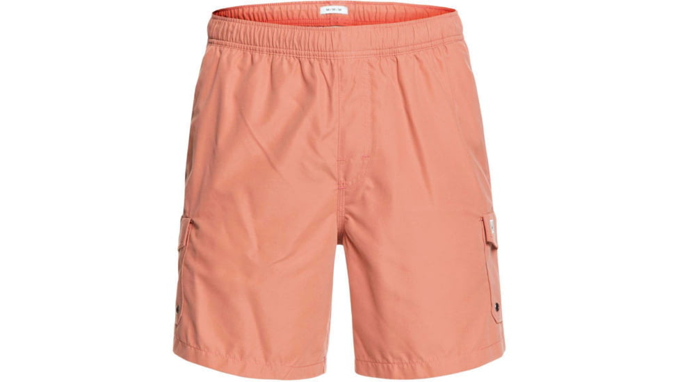 Quiksilver Waterman Balance 18 Volleys Shorts - Mens, Canyon Rose, Large, EQMJV03057-MLT0-L