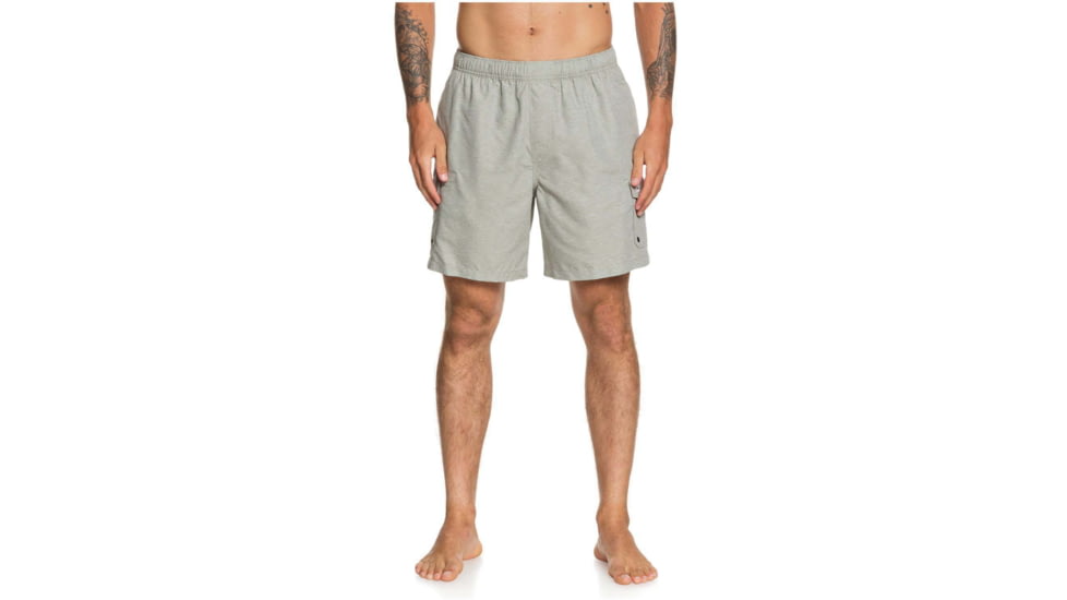 Quiksilver Waterman Balance 18 Volleys Shorts - Mens, Flint Gray, Medium, EQMJV03057-SJM0-M