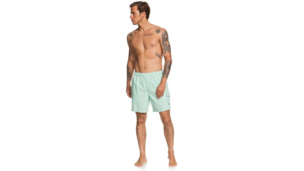 Quiksilver Waterman Balance 18 Volleys Shorts - Mens, Lichen, Large, EQMJV03057-GEK0-L