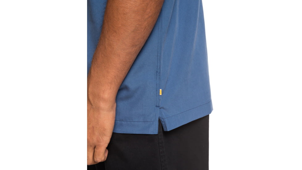 Quiksilver Waterman Cane Island Short Sleeve Shirt - Mens, Parisian Night, Large, EQMWT03234-BYP0-L