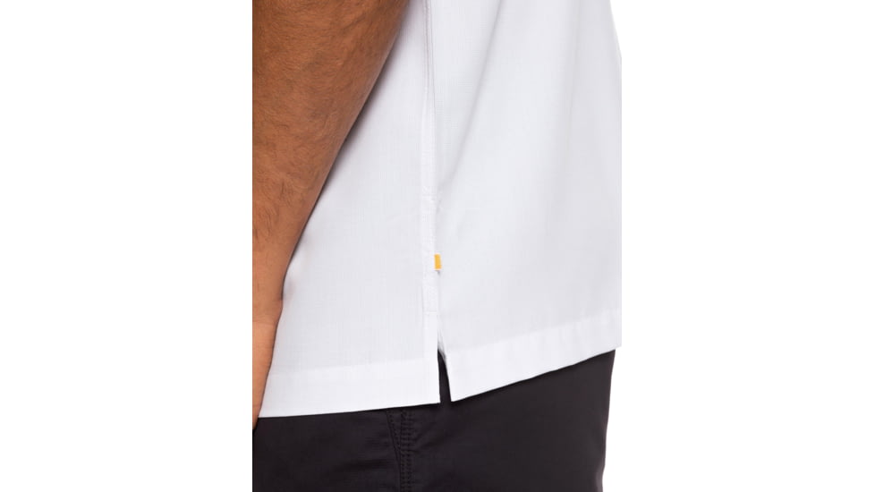 Quiksilver Waterman Cane Island Short Sleeve Shirt - Mens, White, Medium, EQMWT03234-WBB0-M