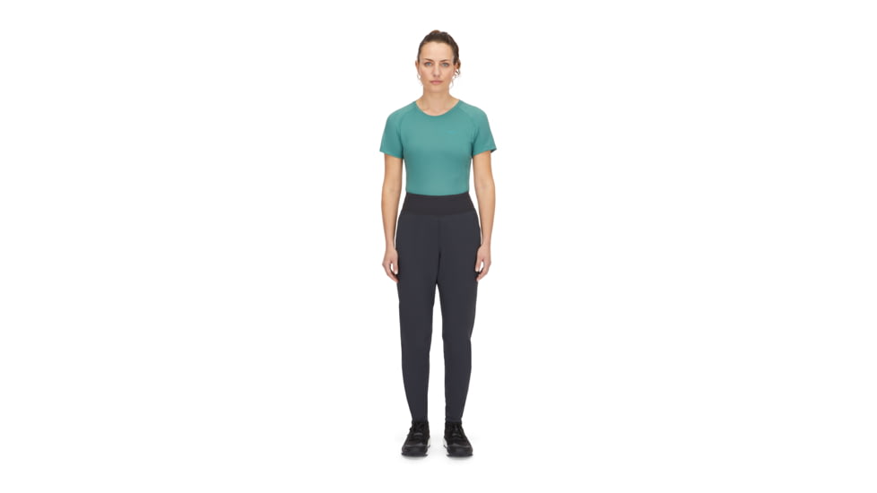 Rab Momentum Pants - Womens, Beluga, 14 Regular Leg, QFV-83-BEL-14-RG