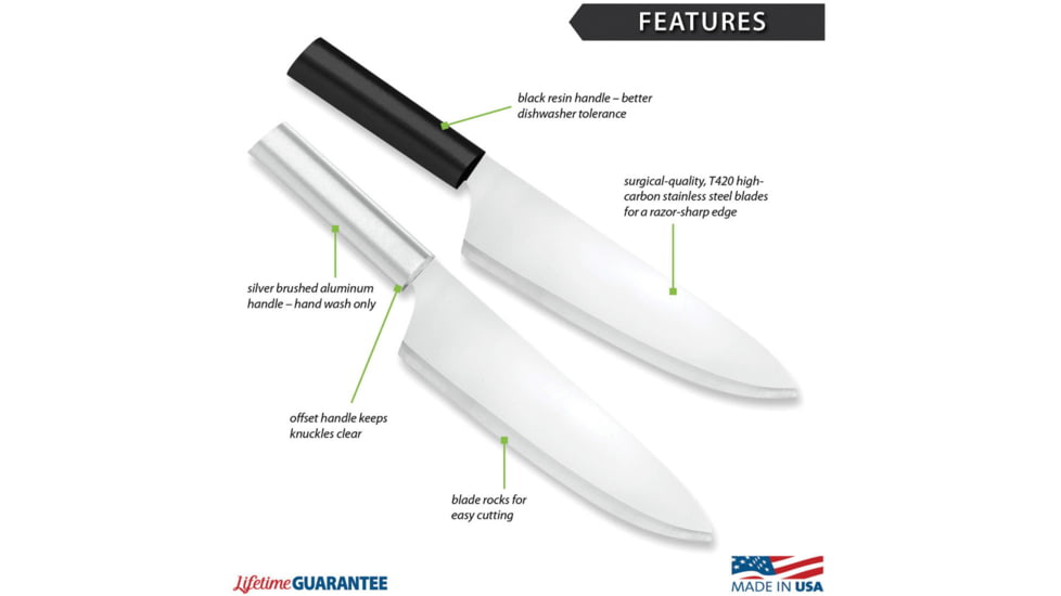 Rada Cutlery French Chef's Knife Blk Bag, RDCW231