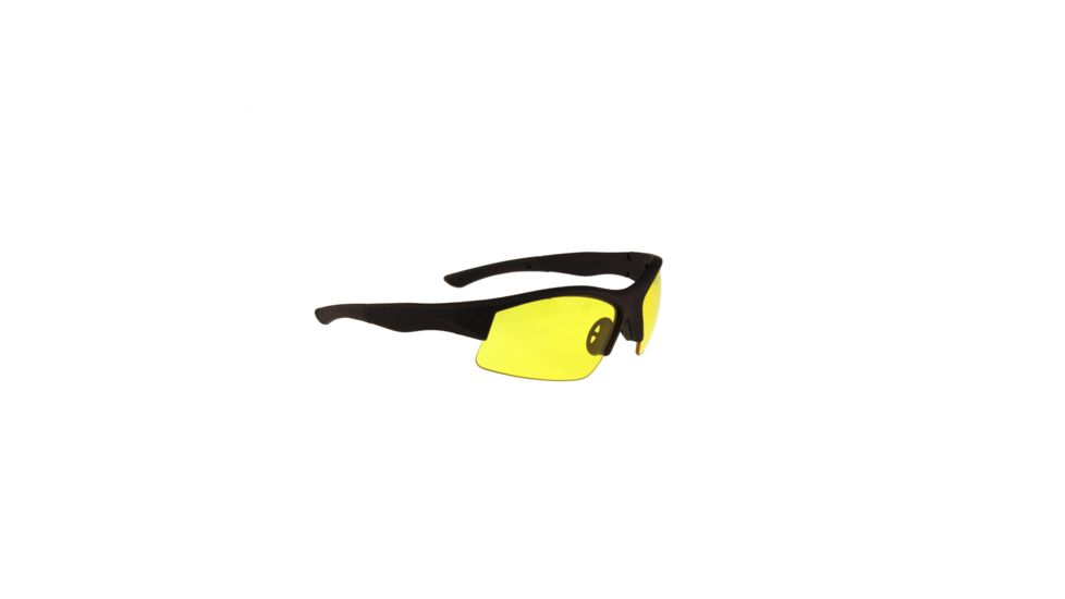 Radians 104 Rubberized Finish Half Frame Anti-Fog Lenses, Black, One Size MP104-41C