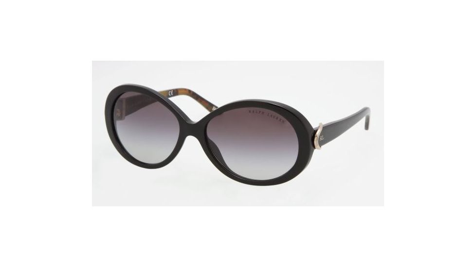 Ralph Lauren RL8062 SV Prescription Sunglasses - Black Frame / 57 mm Prescription Lenses, 500111-5715