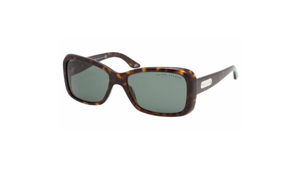 Ralph Lauren RL8066 Progressive Sunglasses - Dark Havana Green Frame / 55 mm Prescription Lenses, 500371-5516