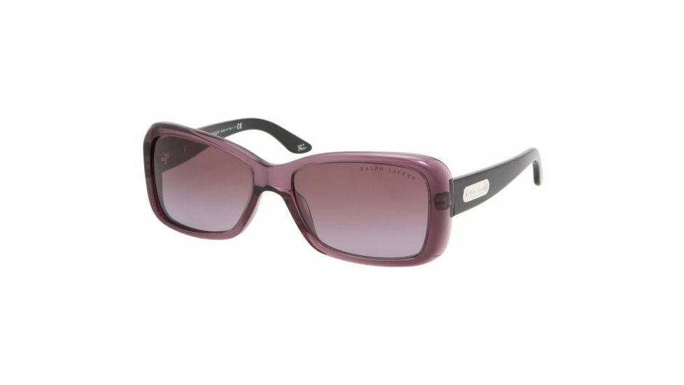 Ralph Lauren RL8066 Progressive Sunglasses - Violet Transparent Violet Gradient Frame / 55 mm Prescription Lenses, 51588H-5516