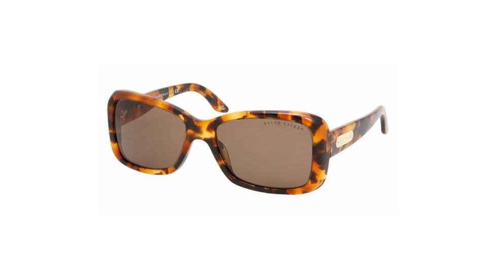 Ralph Lauren RL8066 Progressive Sunglasses - Yellow Havana Brown Frame / 55 mm Prescription Lenses, 503173-5516