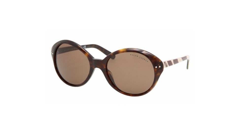 Ralph Lauren RL8069 SV Prescription Sunglasses - Dark Havana Brown Frame / 56 mm Prescription Lenses, 500373-5620