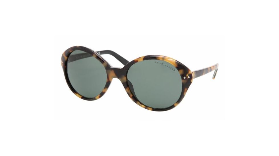 Ralph Lauren RL8069 SV Prescription Sunglasses - Top Havana-Beige-Black Green Frame / 56 mm Prescription Lenses, 529971-5620