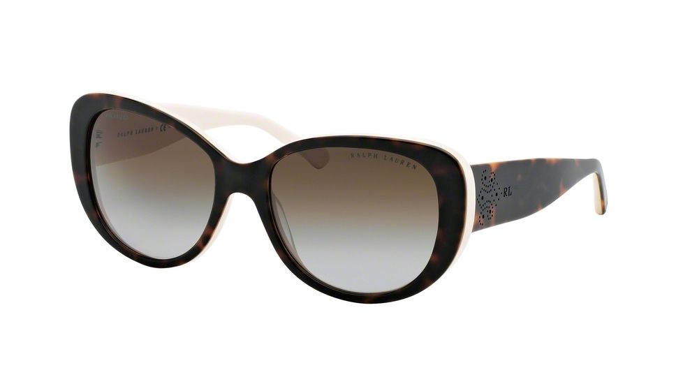Ralph Lauren RL8114 Bifocal Prescription Sunglasses RL8114-5451T5-56 - Lens Diameter 56 mm, Frame Color Top Dark Havana/cream