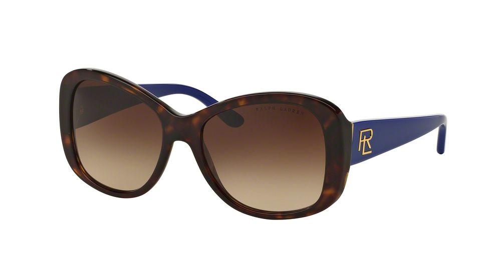 Ralph Lauren RL8144 Bifocal Prescription Sunglasses RL8144-500313-56 - Lens Diameter 56 mm, Frame Color Shiny Dark Havana