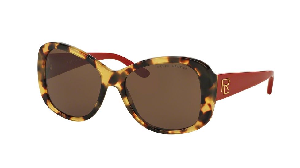 Ralph Lauren RL8144 Bifocal Prescription Sunglasses RL8144-500473-56 - Lens Diameter 56 mm, Frame Color Shiny Spotty Tortoise