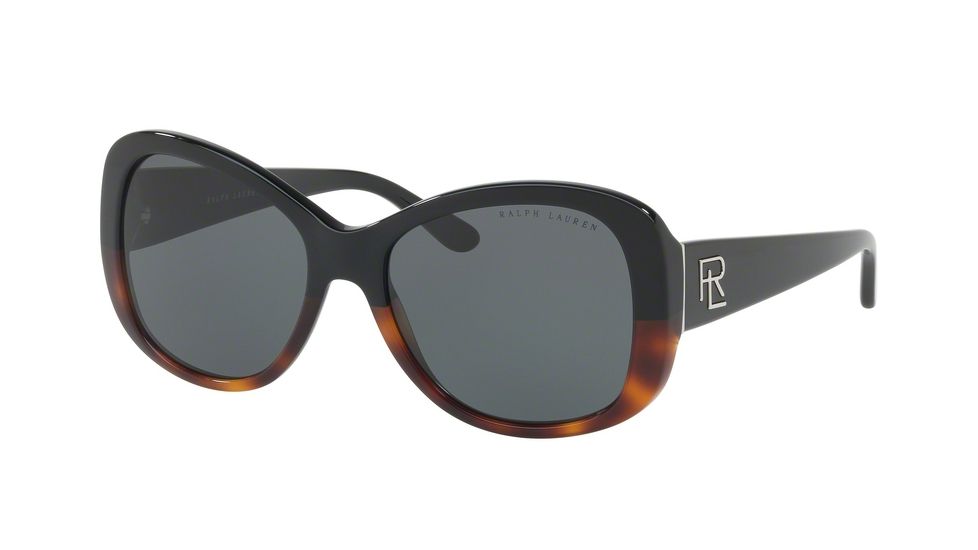 Ralph Lauren RL8144 Bifocal Prescription Sunglasses RL8144-558187-56 - Lens Diameter 56 mm, Frame Color Black Gradient Havana