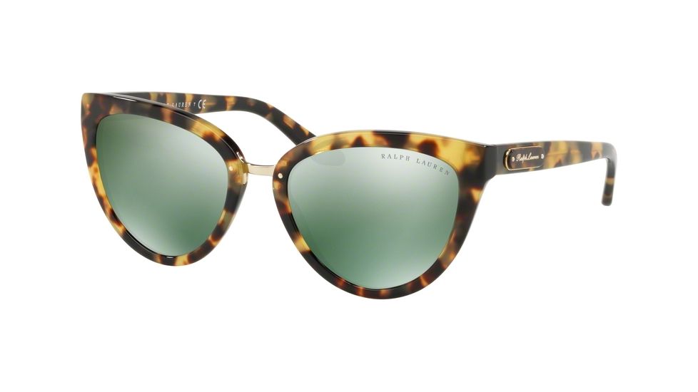Ralph Lauren RL8167 Prescription Sunglasses RL8167-50046R-55 - Lens Diameter 55 mm, Frame Color Spotty Havana