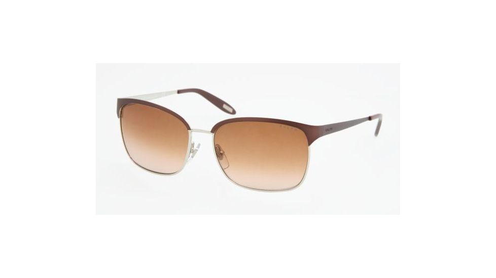 Ralph RA4072 SV Prescription Sunglasses - Cocoa Silver Brown Gradient Frame / 55 mm Prescription Lenses, 338-13-5515