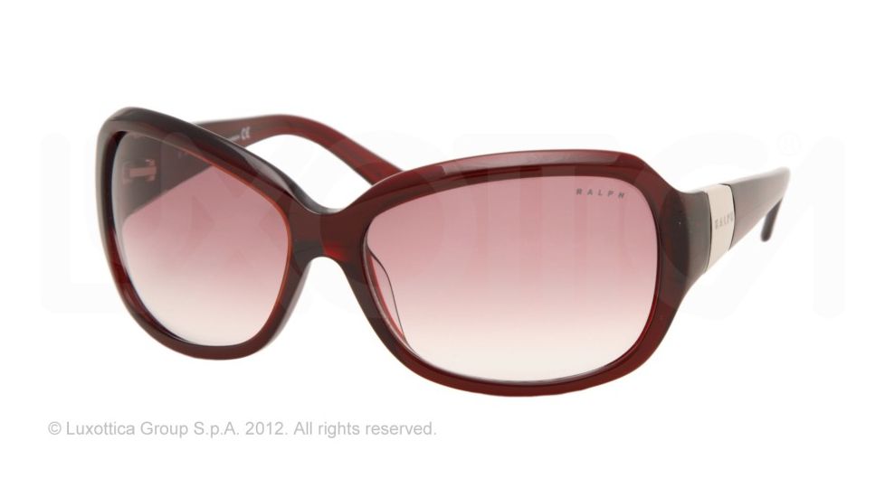 Ralph RA5005 Progressive Prescription Sunglasses RA5005-526-8H-60 - Lens Diameter 60 mm, Lens Diameter 60 mm, Frame Color Burgundy
