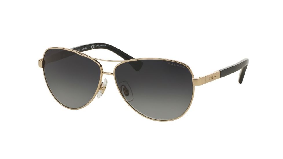 Ralph RA4116 Single Vision Prescription Sunglasses RA4116-3133T3-60 - Lens Diameter 60 mm, Frame Color Gold / Black