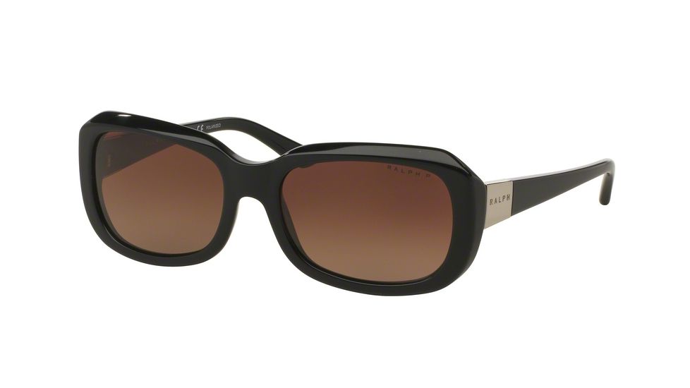 Ralph RA5209 Single Vision Prescription Sunglasses RA5209-1377T5-56 - Lens Diameter 56 mm, Frame Color Black