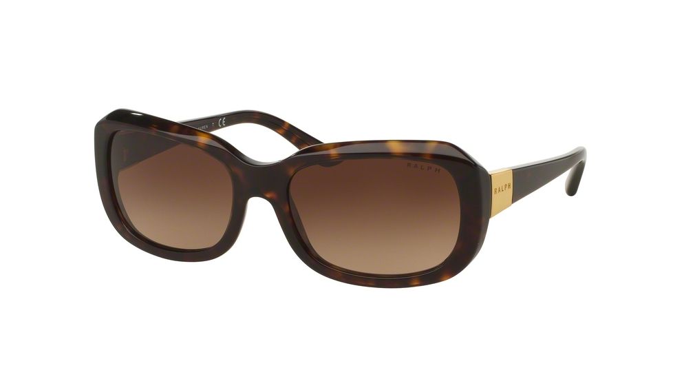Ralph RA5209 Single Vision Prescription Sunglasses RA5209-137813-56 - Lens Diameter 56 mm, Frame Color Dark Tortoise