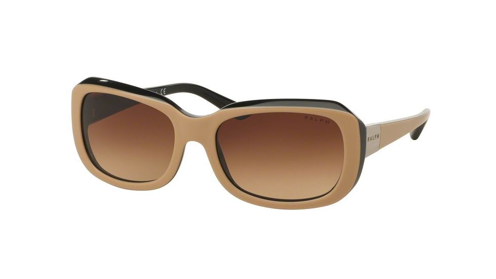 Ralph RA5209 Single Vision Prescription Sunglasses RA5209-150913-56 - Lens Diameter 56 mm, Frame Color Taupe/Black