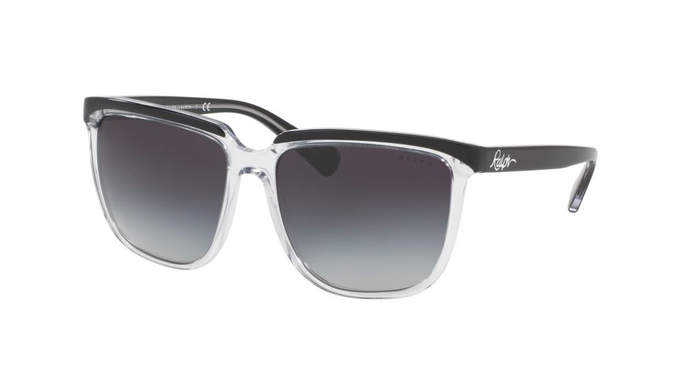 Ralph RA5214 Bifocal Prescription Sunglasses RA5214-316311-58 - Lens Diameter 58 mm, Frame Color Black Crystal
