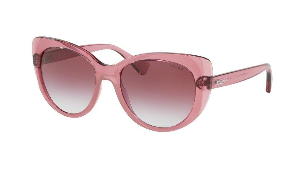 Ralph RA5243 Progressive Prescription Sunglasses, 55mm, Antique Pink, RA5243-57138H-55-PRO