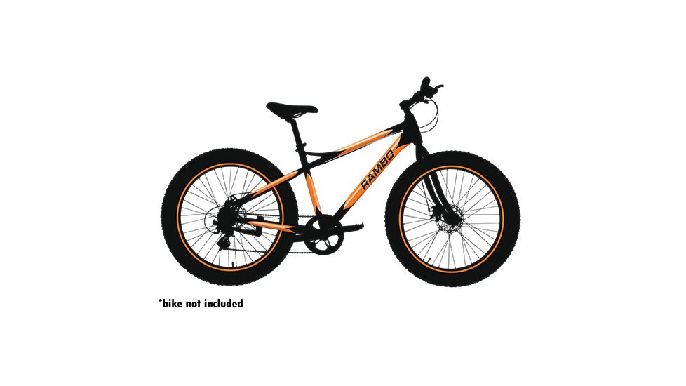 Rambo Bikes Decal kit for R750 and R35, Blaze Orange, R120-5