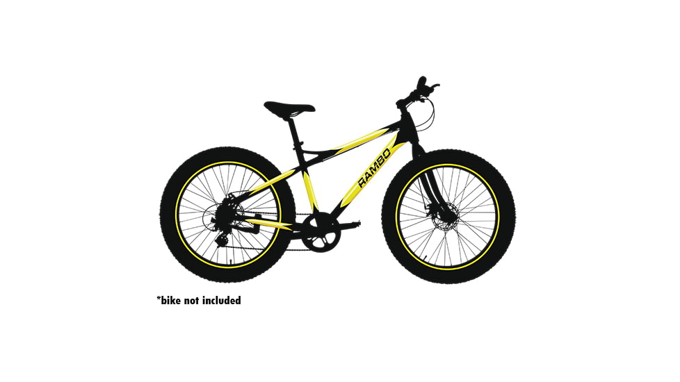 Rambo Bikes Decal kit for R750 and R35, Yellow, R120-9