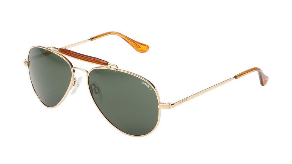 Randolph Sportsman 23K Gold Frame, Agx PC Lens, 23K Gold Frame, 57MM SP71414-PC