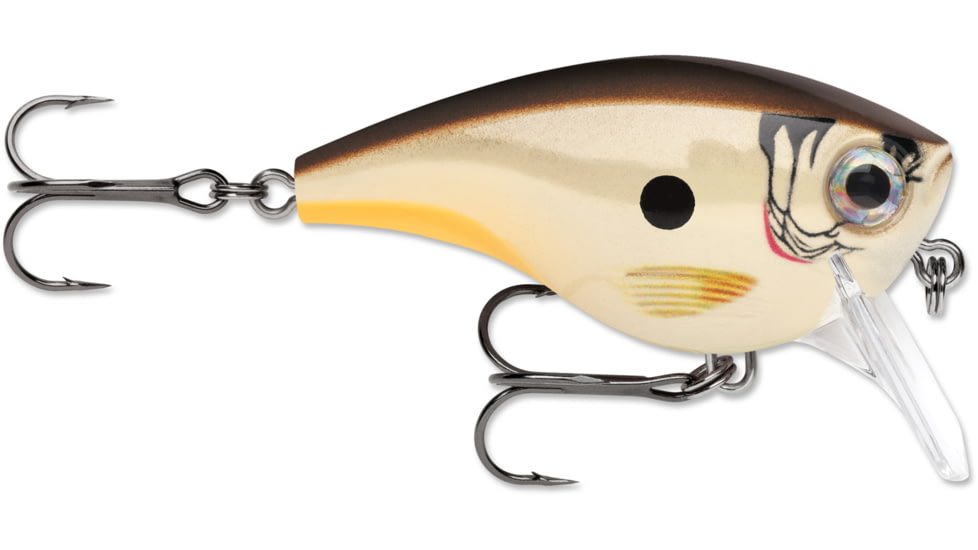 Rapala BX Mid Brat 05 Balsa Core, 2.5in, 7/16 oz Running Depth 5ft, VMC 4 Trebles, Sleeper, BXMB05SLP