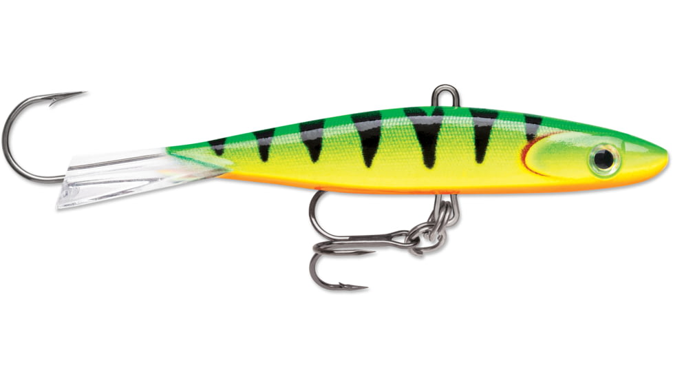 Rapala Jigging Shadow Rap 2 3/4", 3/8oz, #8 Hook, Glow Tiger, JSDR07GT