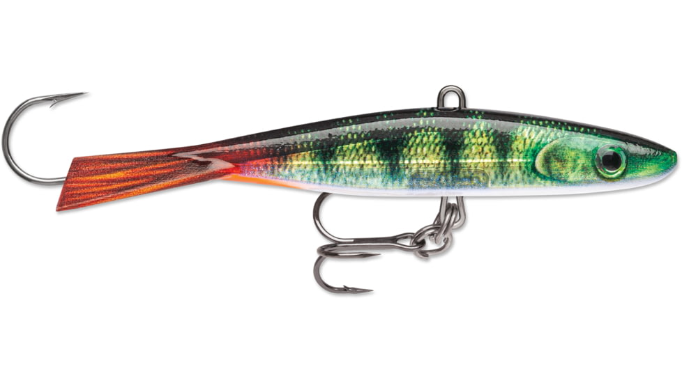 Rapala Jigging Shadow Rap 2 3/4", 3/8oz, #8 Hook, Live Perch, JSDR07PEL