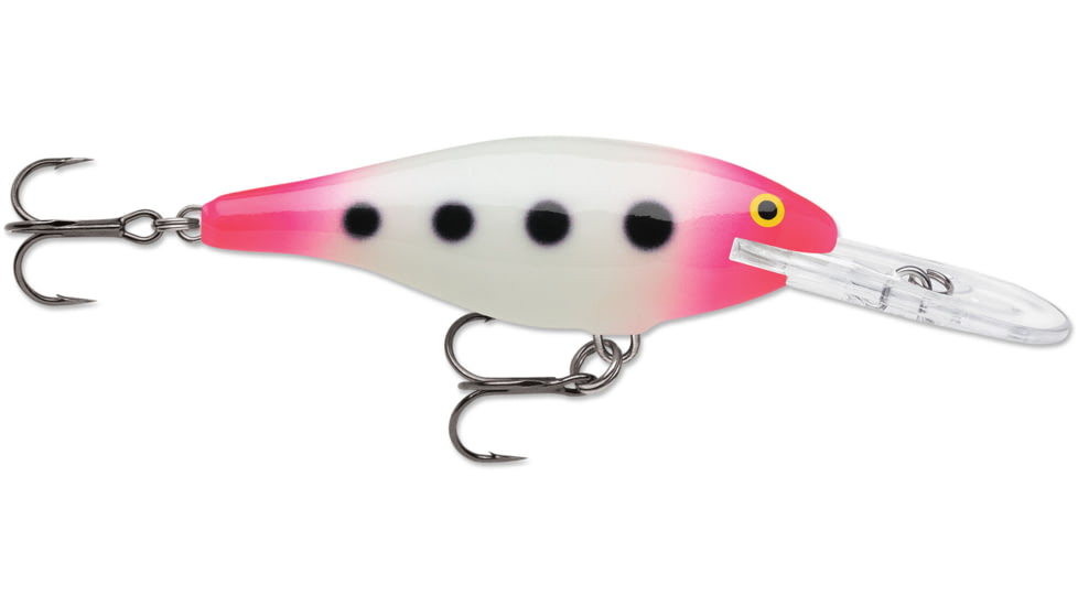 Rapala Shad Rap 08 Lure, Glow Pink Squirrel, SR08GPSQ