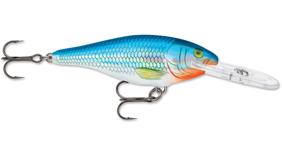 Rapala Shad Rap 08 Lure, Holographic Blue Shiner, SR08HBSH