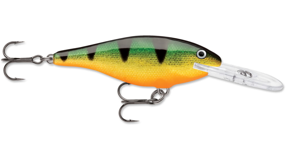 Rapala Shad Rap Crankbait, 3 1/8in, 3/8 oz, Floating, Perch, SR08P