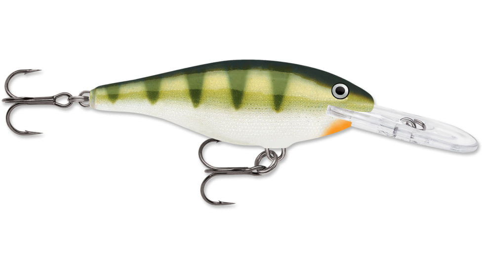 Rapala Shad Rap Crankbait, 3 1/8in, 3/8 oz, Floating, Yellow Perch, SR08YP